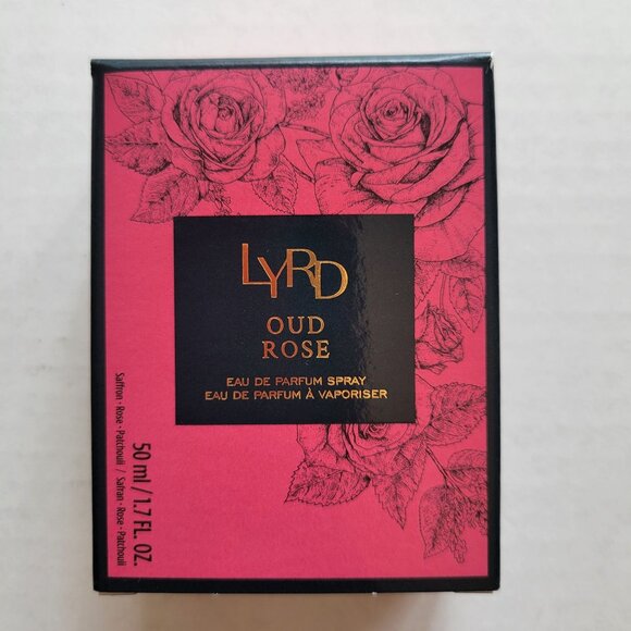 Avon LYRD Oud Rose Eau De Parfum Spray 50ml Romantic Spicy Saffron Velvety Patch - Picture 1 of 7